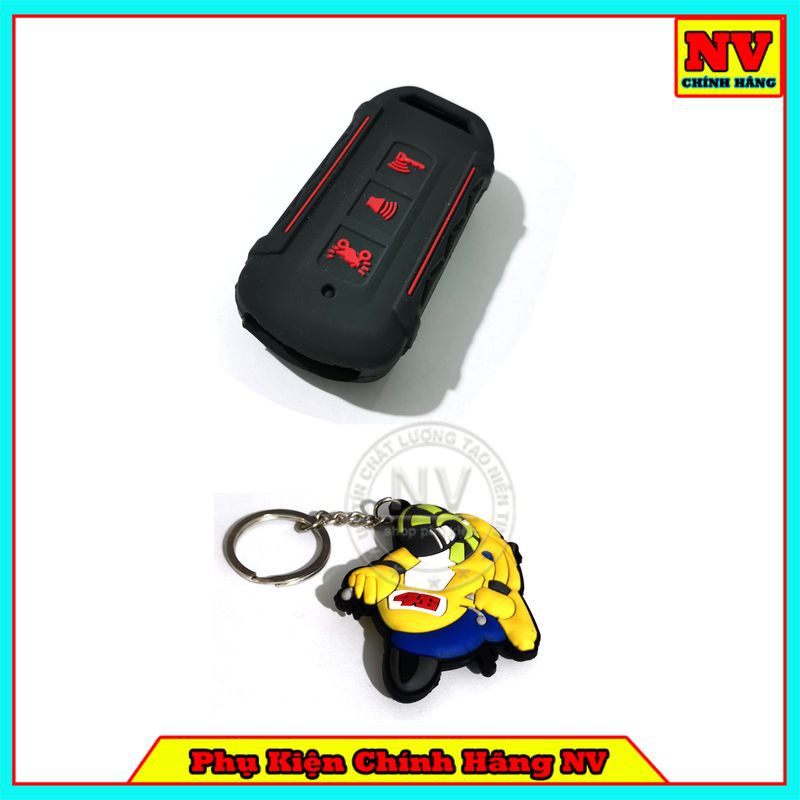 Bọc Khóa Smartkey Xe SH, SH MODE, PCX Kèm Móc Khóa Nhựa Dẻo