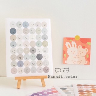 Sticker hình mặt cười decor sổ