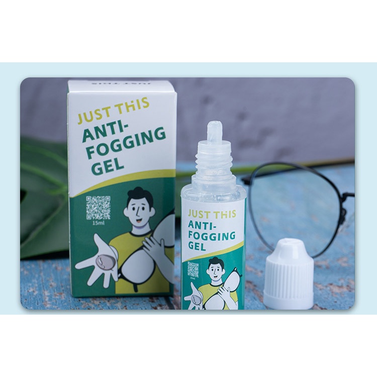 Gel Nano Just This 15ml đậm đặc chống bám hơi nước, sương mù đa năng phù hợp mọi loại gương, kính-Tặng kèm khăn lau