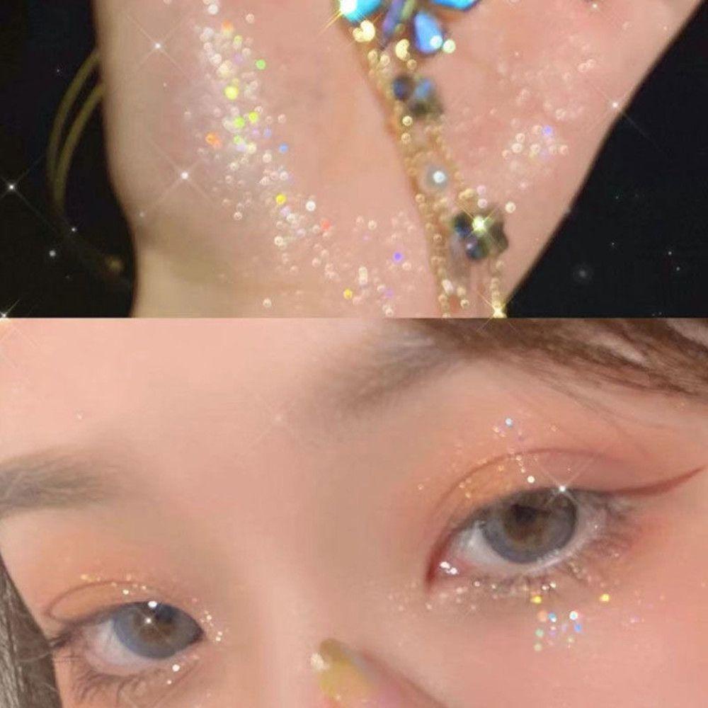 ❦Tôi❦ Phấn Mắt Dạng Lỏng Ánh Kim Tuyến Lấp Lánh Không Thấm Nước Lâu Trôi