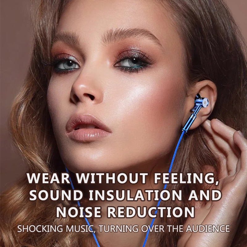 Tai nghe nhét tai NEWMSNR A601 âm thanh vòm 9D chất lượng cao kèm phụ kiện