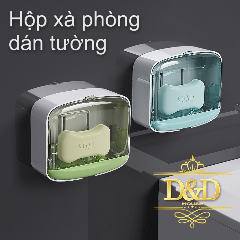 Hộp xà phòng, xà bông tắm dán tường cao cấp HAYAN