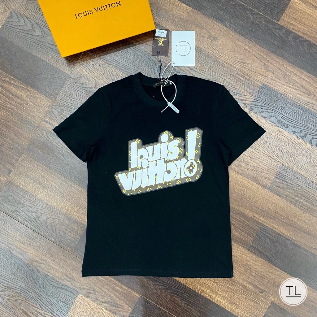 Áo thun nam 💞𝐅𝐑𝐄𝐄𝐒𝐇𝐈𝐏💞 Áo phông in nổi logo LV ngắn tay, Áo thun chất cotton kiểu dáng năng động [QAH_TL_010] | BigBuy360 - bigbuy360.vn