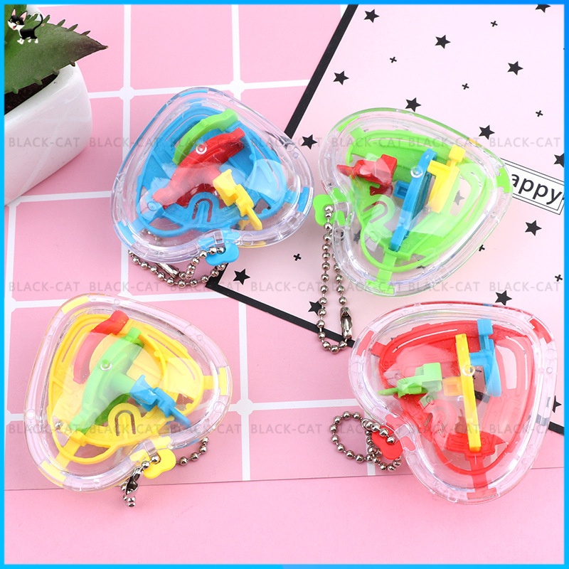 Móc Khóa Bóng Mê Cung 3D Đồ Chơi Giáo Dục