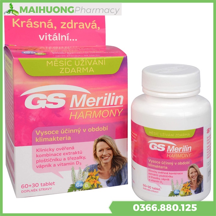 GS Merilin Cải thiện chức năng sinh lý nữ. Hạn chế các rối loạn giai đoạn tiền mãn kinh và mãn kinh