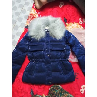 Áo Phao Cổ Lông Rút Eo Hàng Qccc