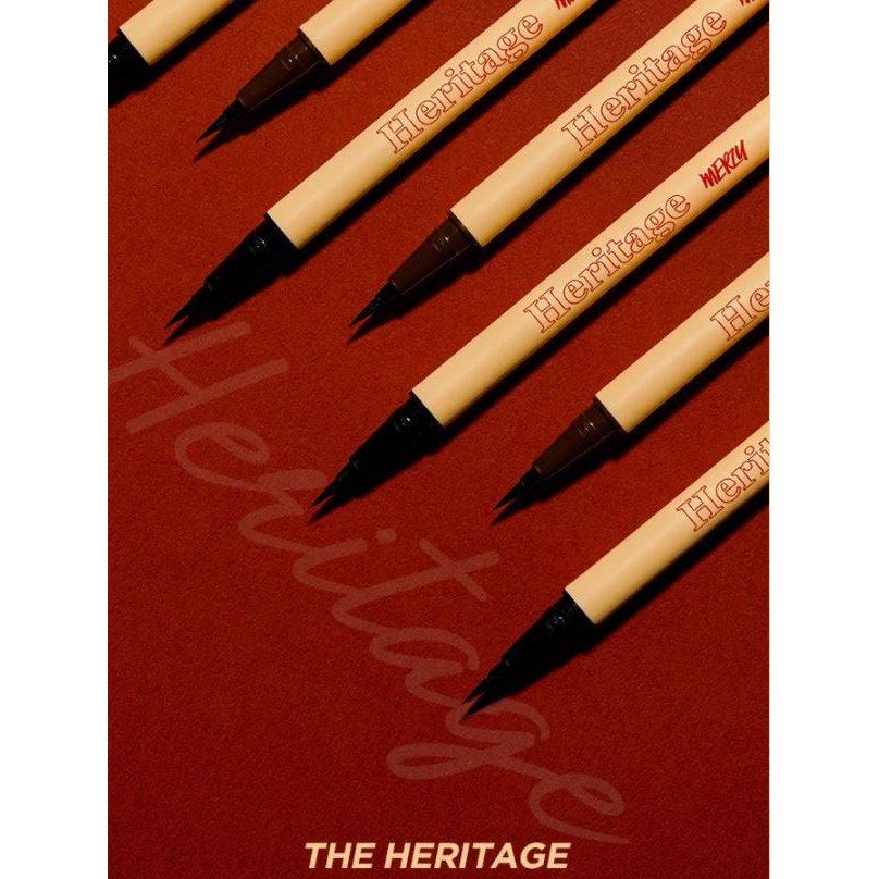 Bút Kẻ Mắt Nước Chống Trôi Hiệu Quả Cho Đôi Mắt Sắc Nét Merzy The Heritage Pen Eyeliner 0.5g | BigBuy360 - bigbuy360.vn