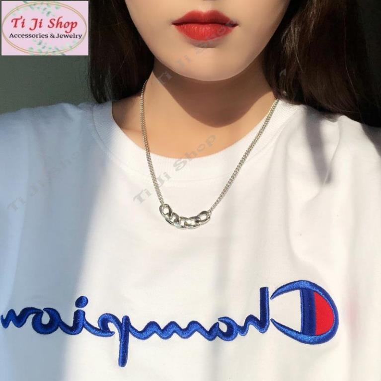 vòng cổ Kim Loại Thiết Kế Đơn Giản Phong Cách Unisex