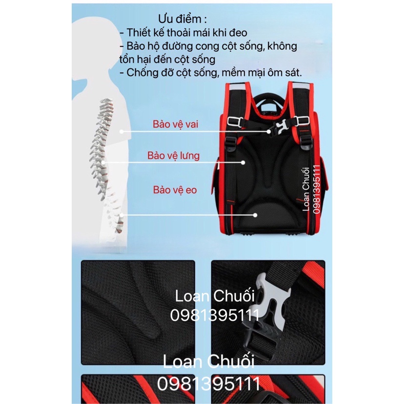 BALO CHỐNG GÙ XUẤT NGA CHO BÉ TRAI BÉ GÁI LỚP 1.2.3