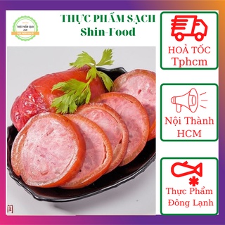 Jambon thịt nguội da bao đỏ 500g giao hoả tốc Tphcm thực phẩm sạch SHINFOOD
