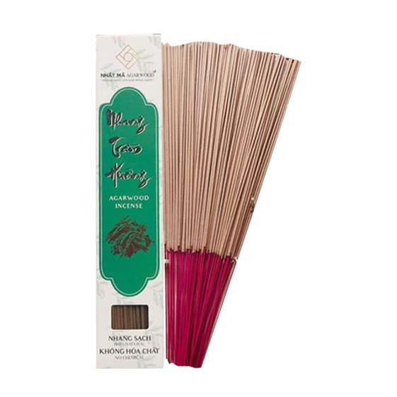 Nhang trầm (Hương trầm) Sạch 3 tấc Loại 2 (100 cây/bó)