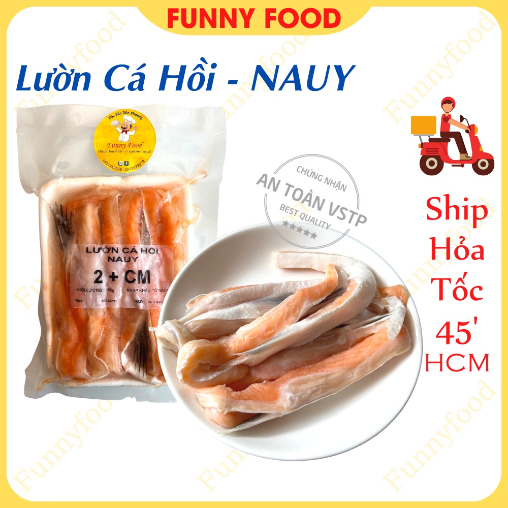 Lườn Cá Hồi Na Uy – Lườn Cá Hồi Ngon – [Ship Hỏa Tốc HCM] – Funnyfood