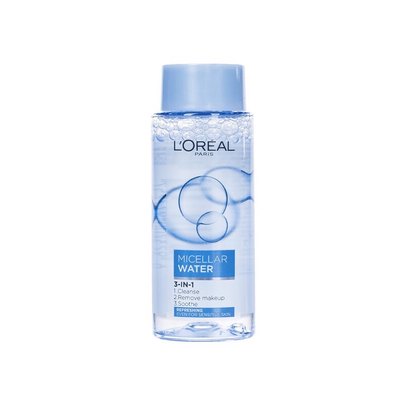 [Mini 30ml] Nước Tẩy Trang Làm Sạch Tươi Mát 3 In 1 Cho Da Dầu L'oreal Micellar Water Refreshing