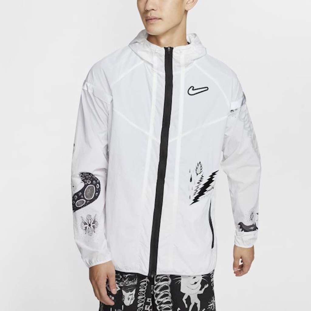ÁO KHOÁC NIKE MEN'S WINDRUNNER WILD RUN JACKET - WHITE