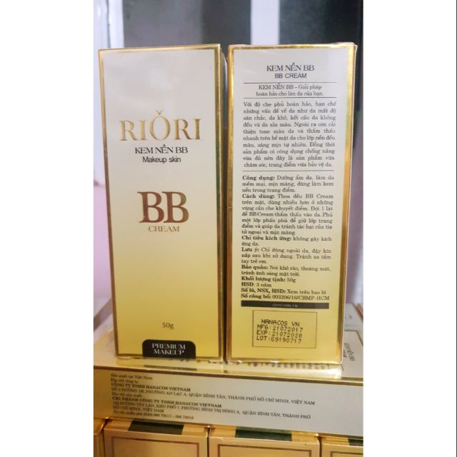 Kem nền BB Riori 50G