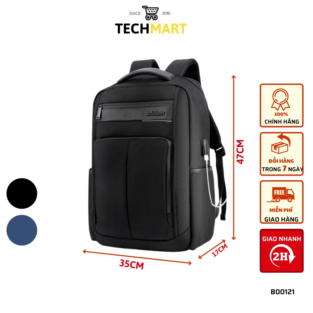 Balo laptop thời trang cao cấp Arctic Hunter B00121 phong cách doanh nhân, siêu bền chống thấm nước