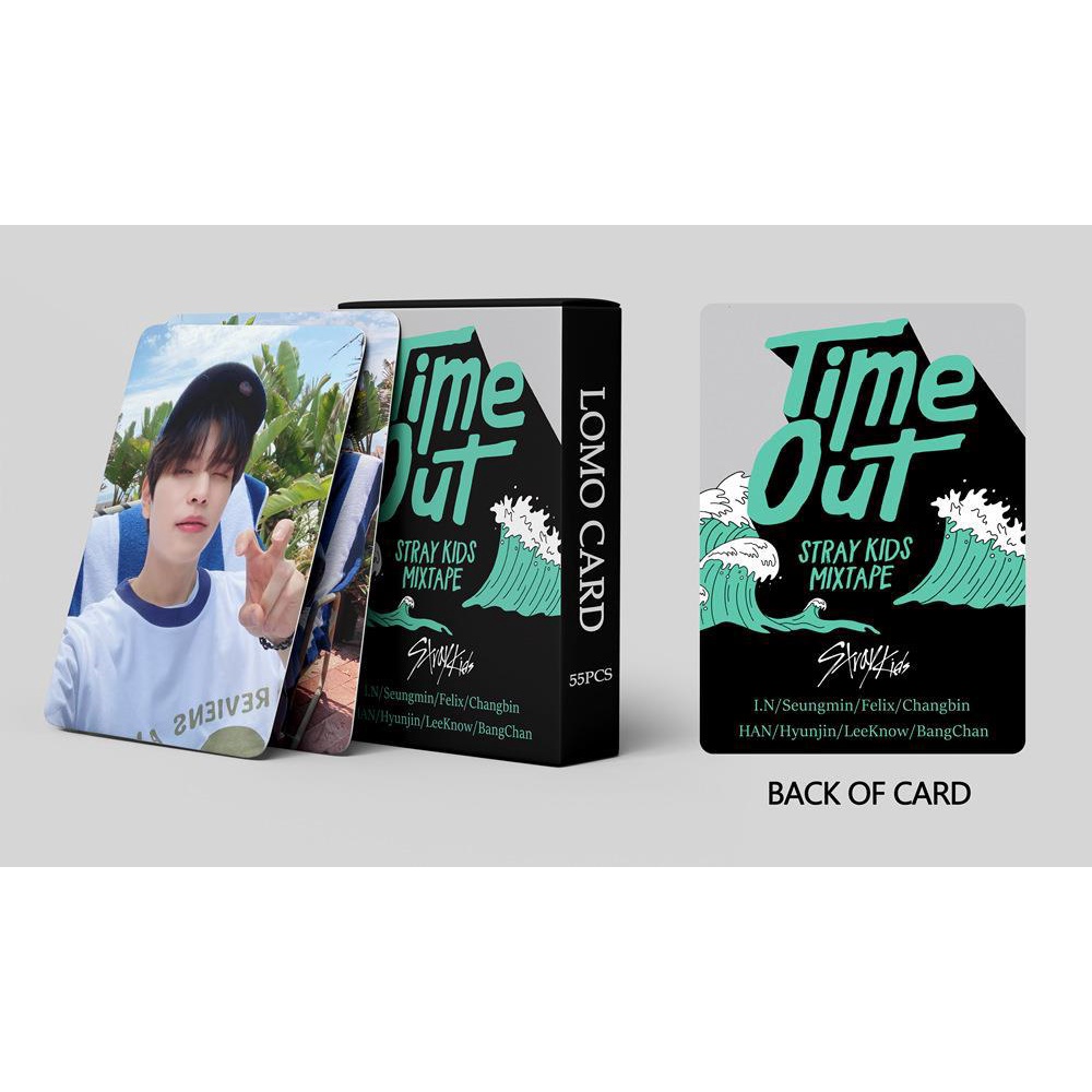 Set 55 Tấm Thẻ Ảnh Lomo Nhóm Nhạc Stray Kids