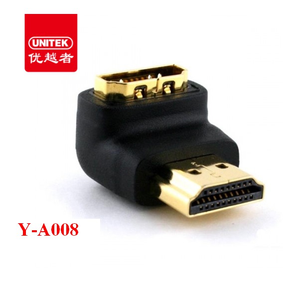 [HOT DEAL]  Đầu nối HDMI vuông góc 90 độ UNITEK