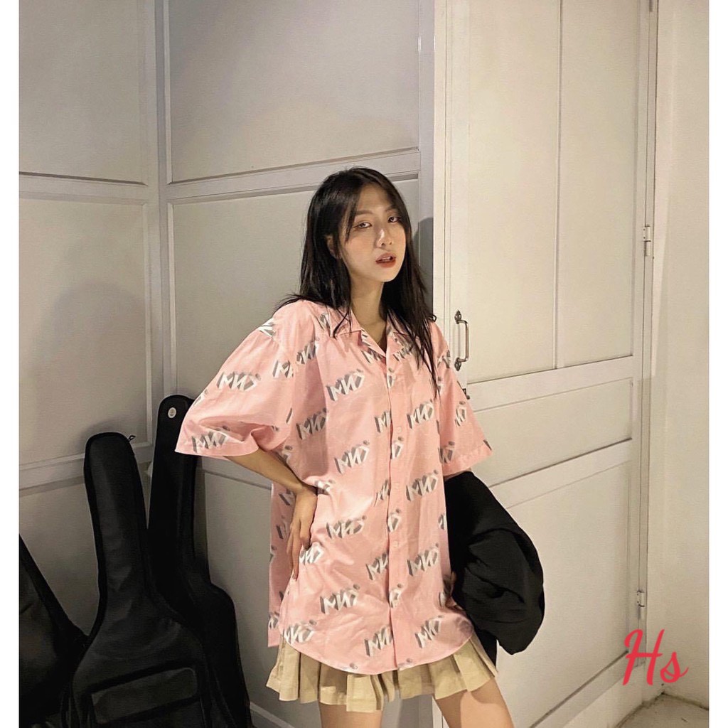 Áo Sơ Mi MYN Unisex 🦋 Áo Somi Nam Nữ Dáng Rộng Tay Lỡ 3 Màu