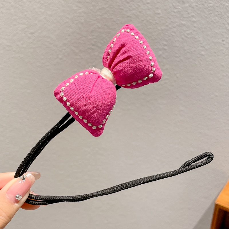 Kẹp Tóc Nơ Hoa Dễ Thương Phong Cách Hàn Quốc Cho Bé Gái