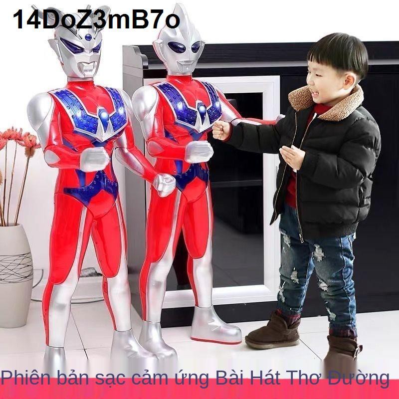 Bộ đồ chơi Tiga Ultraman ngoại cỡ Siêu nhân biến hình Galaxy Tyrosello trẻ em