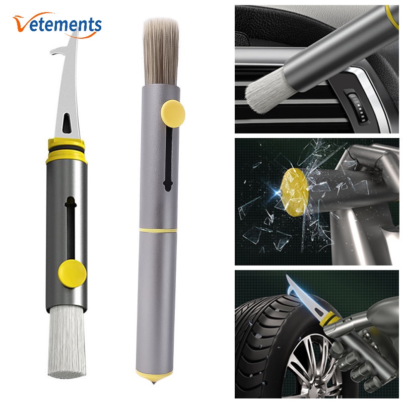 Bàn Chải Lông Mềm Có Thể Thu Vào Dùng Để Vệ Sinh Lốp Xe Hơi Đa Năng