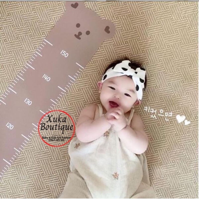 Thước Đo Chiều Cao Dán Tường Cho Bé - Tặng kèm 6 miếng dán 2 mặt