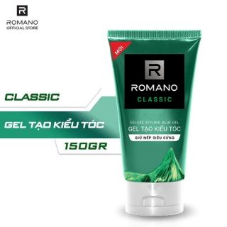 Combo 2 Gel Vuốt Tóc Romano 150g Số 6 – Giữ Nếp Cứng, Tạo Kiểu Nam