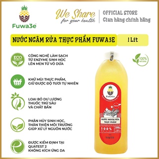 Combo bộ 3 nhà bếp Fuwa3e [nước ngâm rửa thực phẩm & nước rửa chén & nước rửa tay]