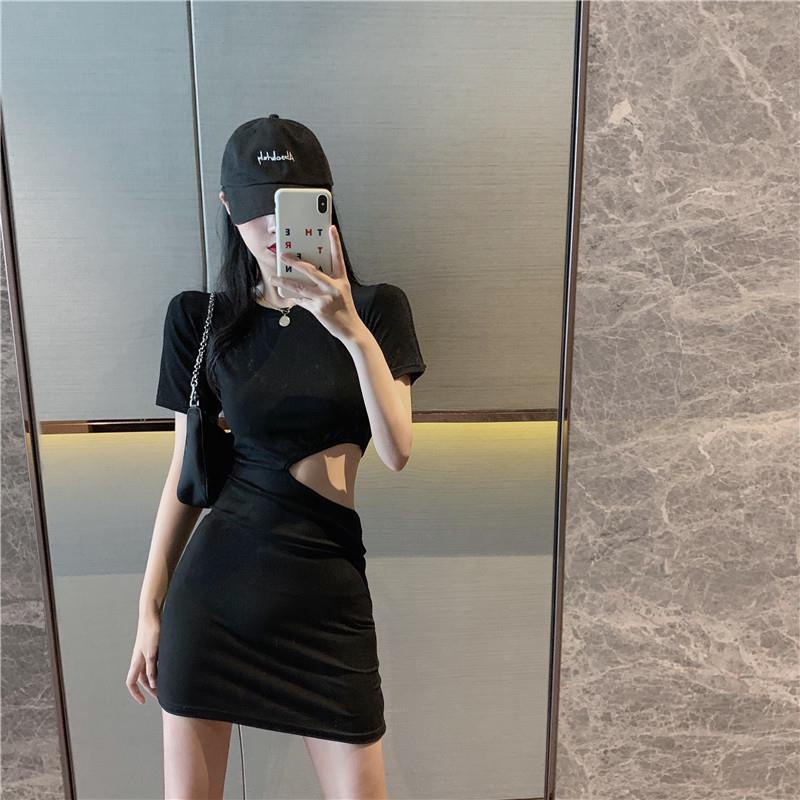 J & M❤️Dress women wrap fashion short T shirt dress short sleeve dresses