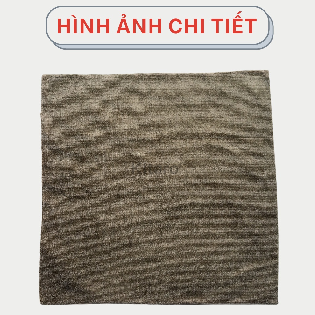 Khăn Lau Xe ✌ MICROFIBER ✌ Khăn Lau Xe Cao Cấp Không Viền 40x40cm