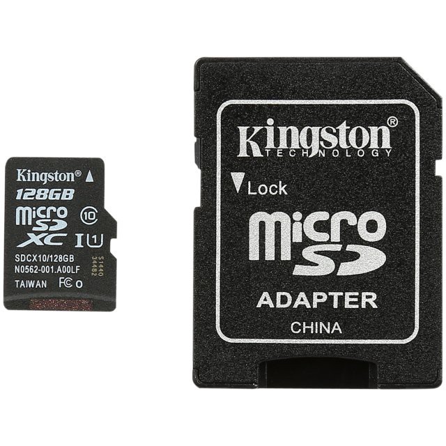 Thẻ Nhớ MicroSD Kingston 128GB Class 10 tốc độ 100Mbs