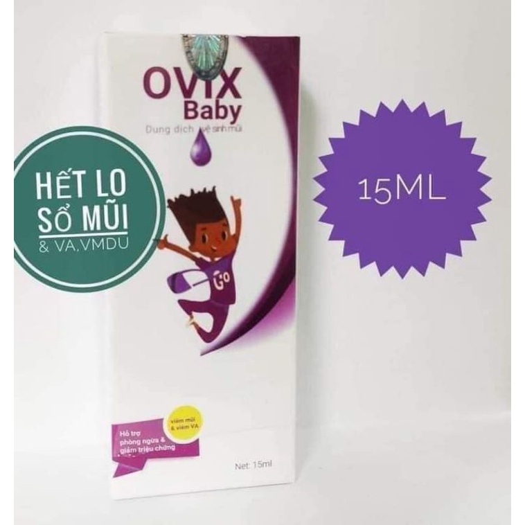 Xịt mũi ovix baby