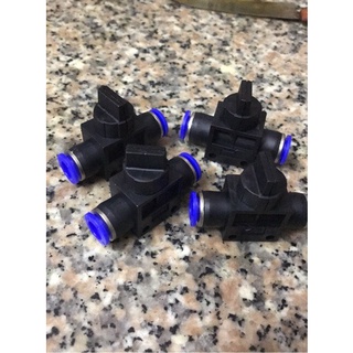 Van khoá ống 8mm - van khóa đồng - nhựa ống 8mm