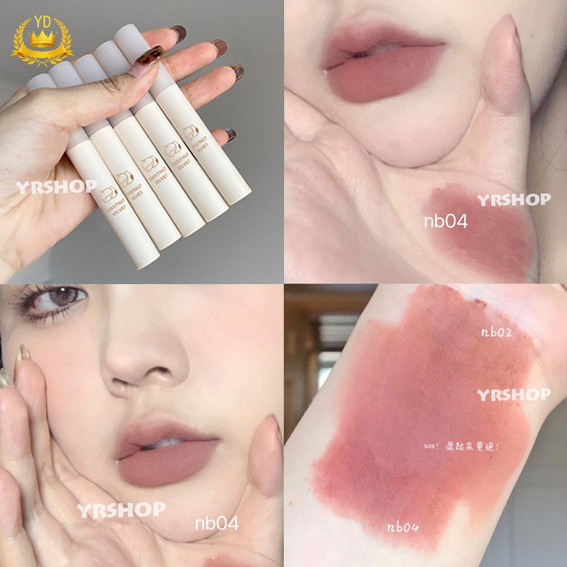 Son Kem Màu Lì Không Thấm Nước Mềm Mịn Lâu Trôi  HB