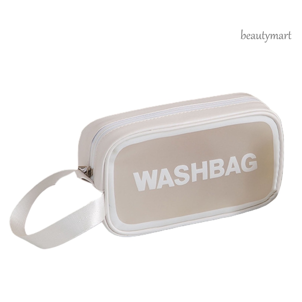 [Hàng mới về] Túi đựng mỹ phẩm bằng PVC chống thấm nước sức chứa lớn đa năng tiện dụng