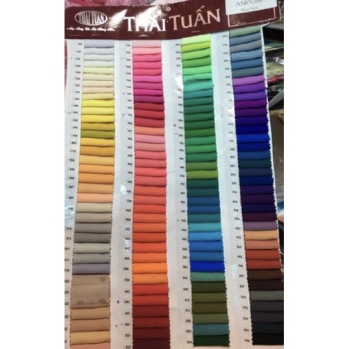 Vải Lụa Thái Tuấn - lụa Hồng ngọc màu đỏ nhung( khổ 1.15m)