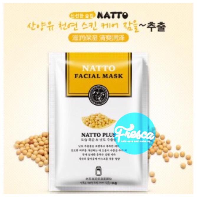 (hàng Mới Về) Mặt Nạ Dưỡng Da Mặt Rorec Natto Po64