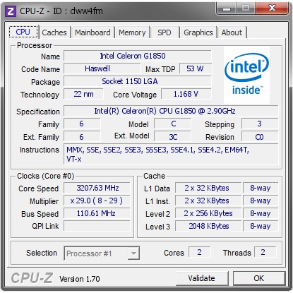 Intel Celeron G1850 2.9Ghz/ 2Mb cache cũ | BigBuy360 - bigbuy360.vn