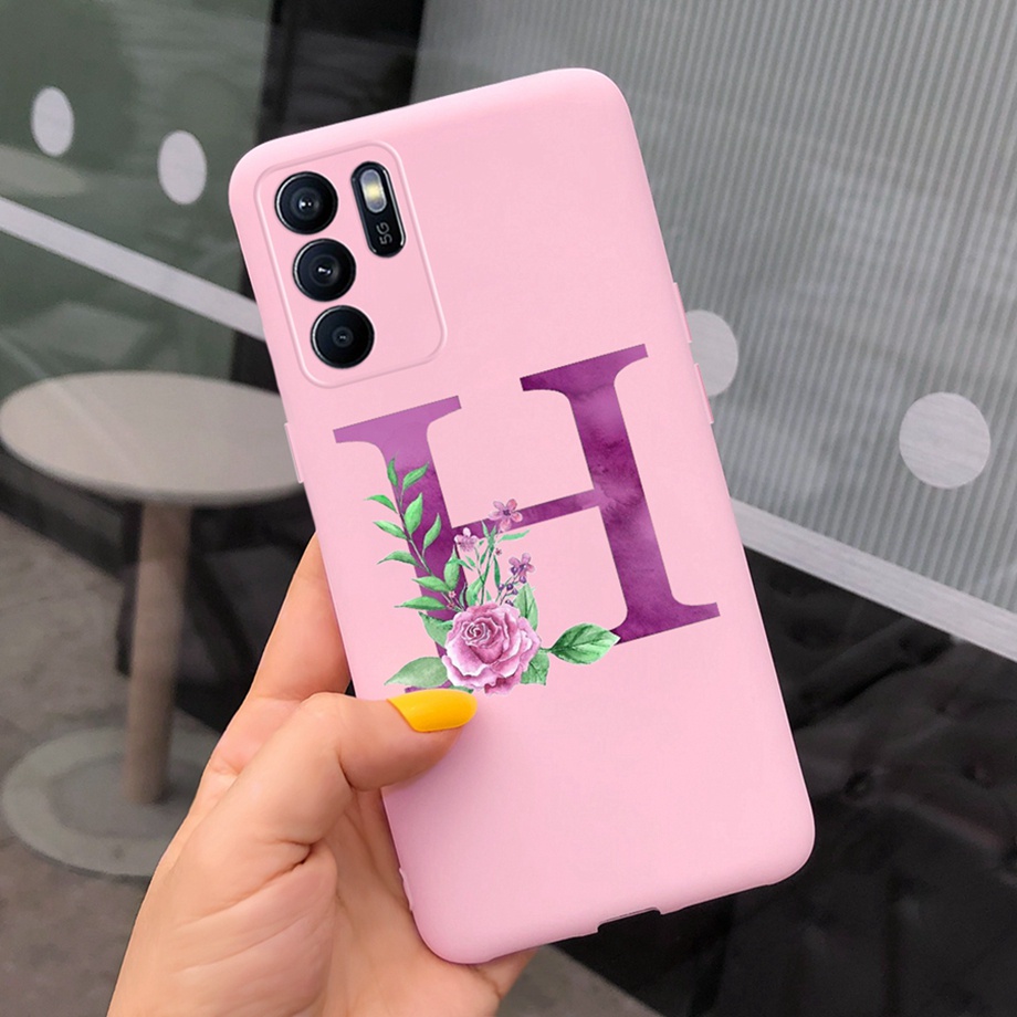 Ốp Điện Thoại Silicon Mềm Nhám Chống Sốc In Chữ Dễ Thương Cho Oppo Reno6 Z 5G Reno6Z Reno 6 Z 2021