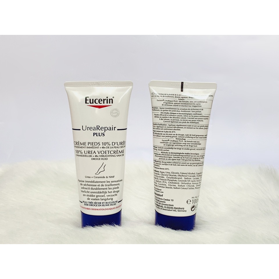 Kem dưỡng chân Eucerin Urea Repair plus 10% 100ml