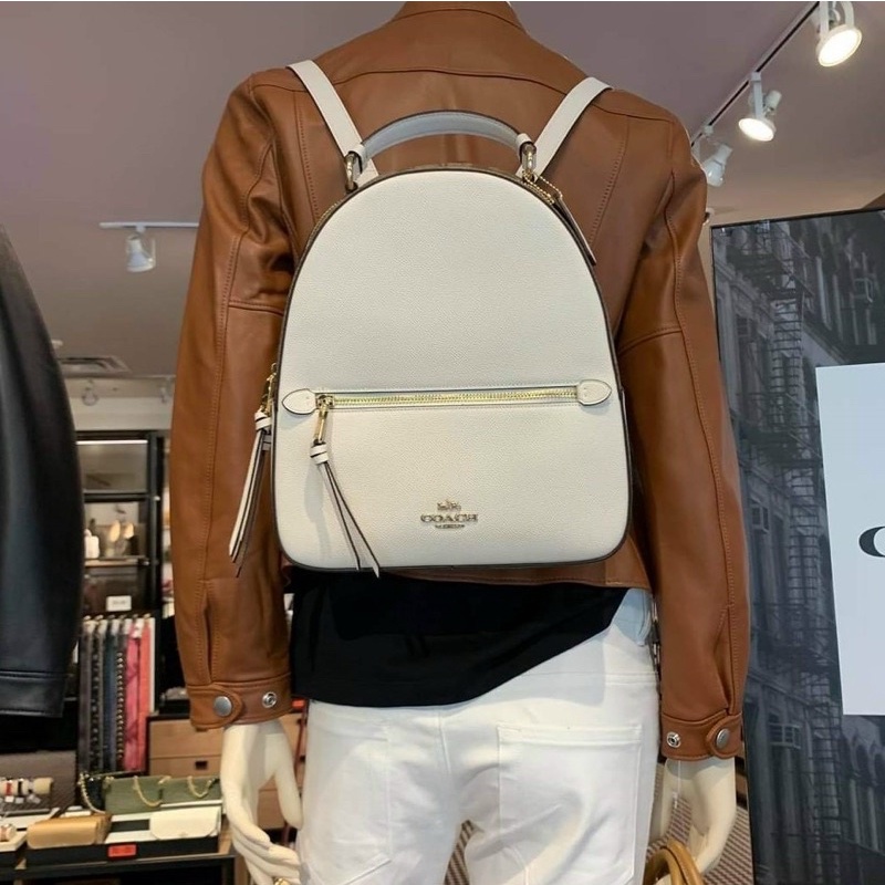 TNS-Balo nữ form vuông siêu hot Jordyn backpack-chất da cao cấp-màu trắng tinh tế