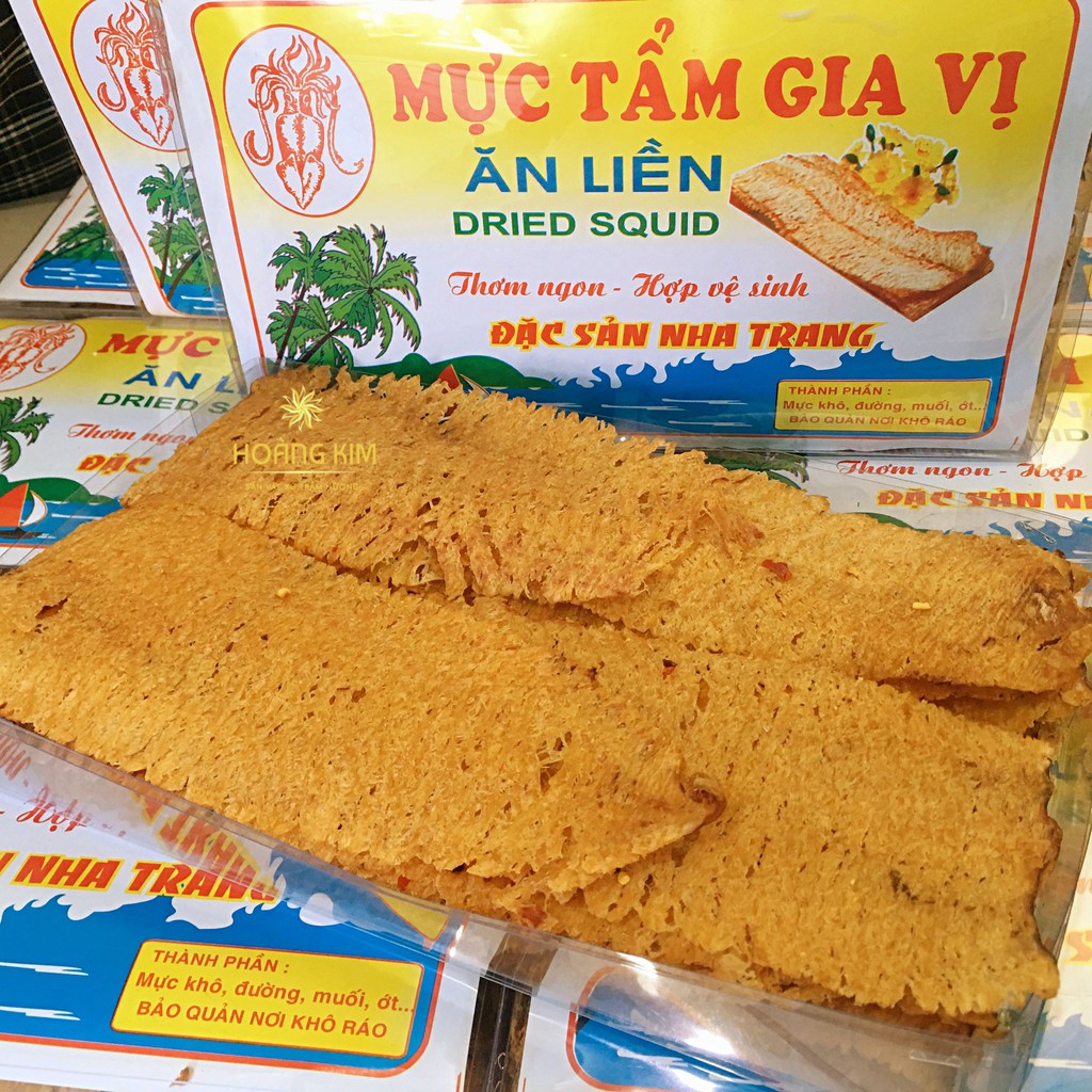 🔥 Hot Mực cán tẩm nguyên con siêu ngon size bự 🔥 Đặc sản Nha Trang
