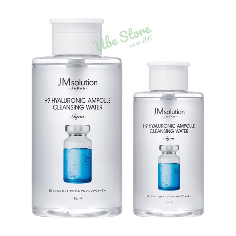 NƯỚC TẨY TRANG JM SOLUTION H9 HYALURONIC AMPOULE CLEANSING WATER