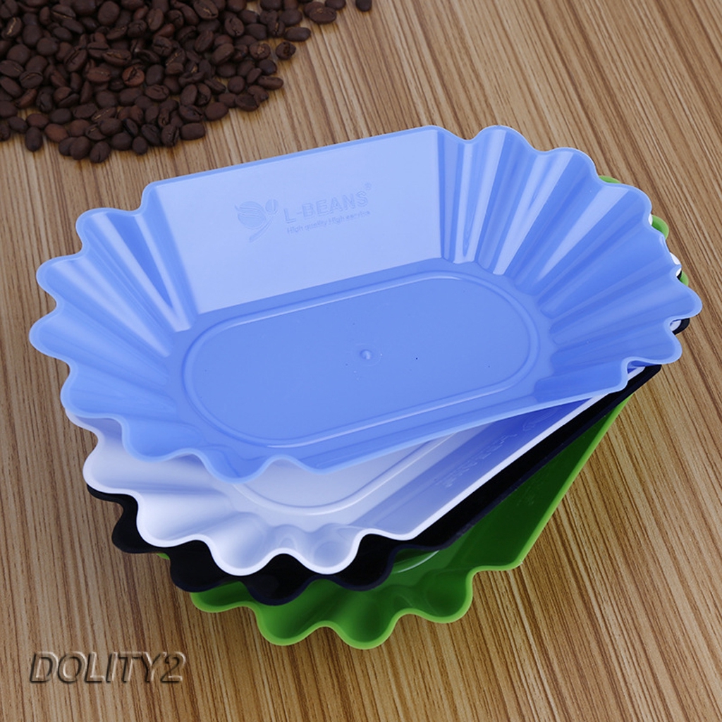 Set 2 Khay Đựng Ly Cà Phê Hình Oval