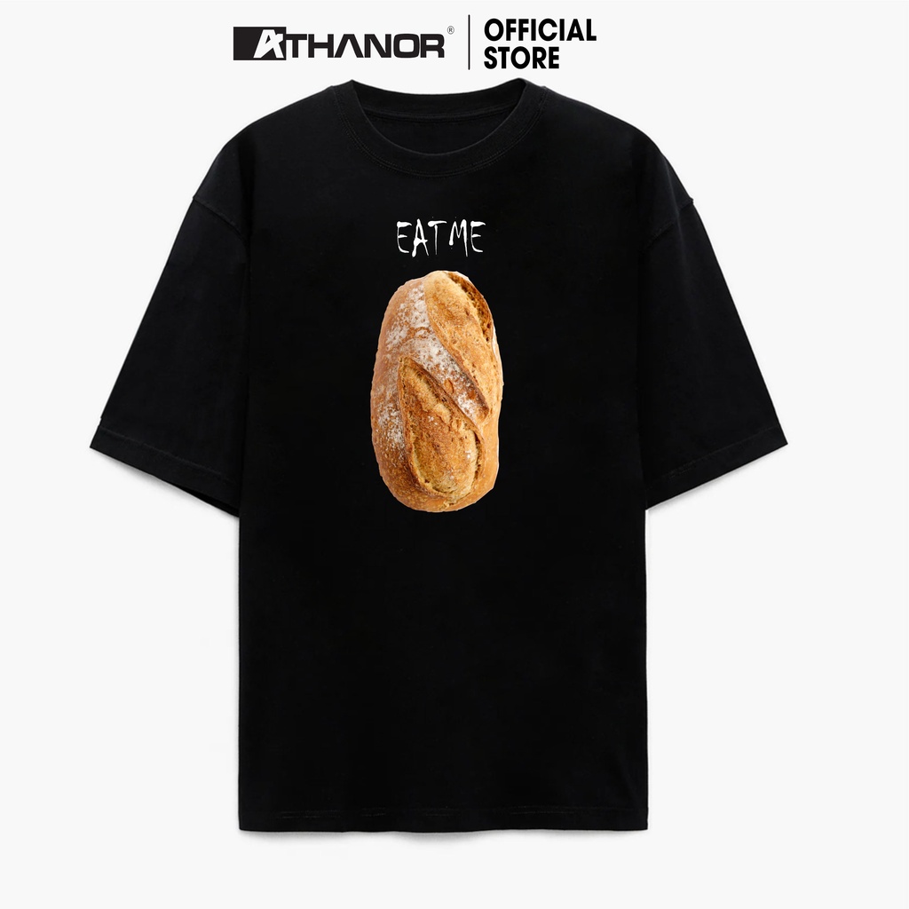 Áo Thun Tay Lỡ Form Rộng Local brand Athanor 100% Cotton mẫu bread TST121003