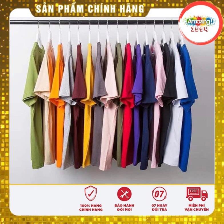 Áo Thun Unisex Nelly Phông Trơn Nam Nữ Tay Lỡ .