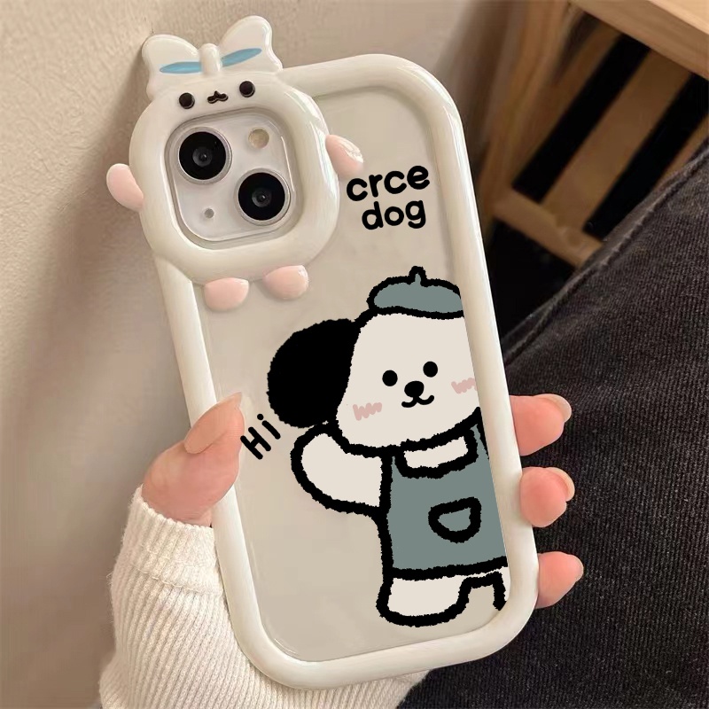 Ốp Lưng Iphone Camera Cánh Cụt Nơ Doremon và Chó CRCE 7plus/8plus/x/xs/11/12/13/14/pro/max/promax