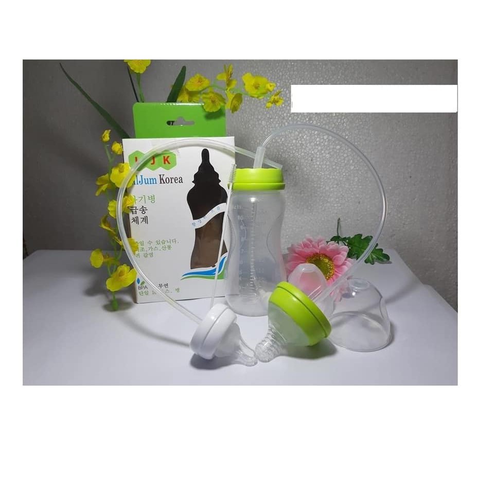Bình sữa rảnh tay Lil Jum Korea nội địa Hàn Quốc - GIÁ KHUYẾN MẠI