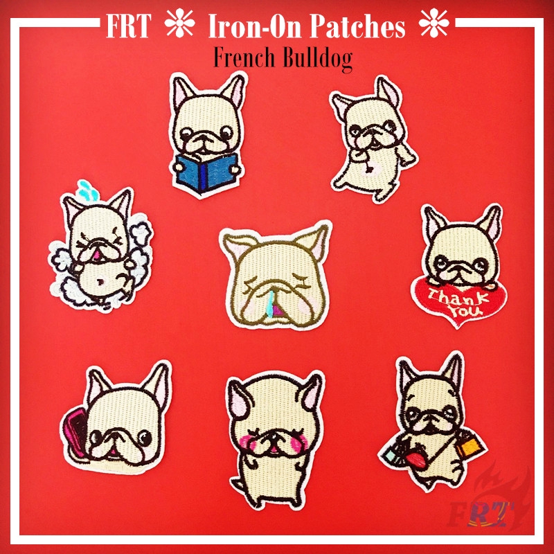 Miếng dán ủi họa tiết chú cún Pull trang trí trang phục dễ thương